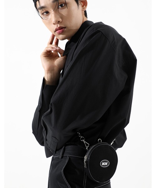 BASIC COTTON(ベーシックコットン)の「A'GEM/9 × .kom『BASIC COTTON/ベーシックコットン』BCN Circle Bag/ベーシック サークル ショルダーバック(ショルダーバッグ・レディース・ブラック/A/B・FREE)」の12枚目の写真