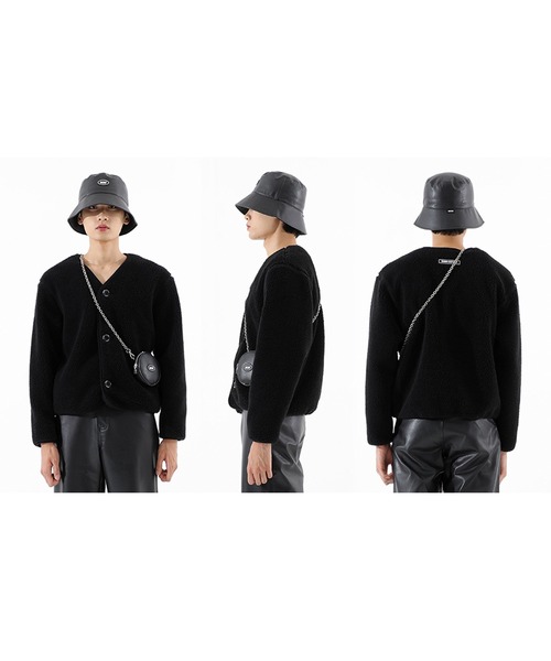 BASIC COTTON(ベーシックコットン)の「A'GEM/9 × .kom『BASIC COTTON/ベーシックコットン』BCN Circle Bag/ベーシック サークル ショルダーバック(ショルダーバッグ・レディース・ブラック/A/B・FREE)」の9枚目の写真