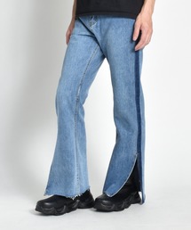 endevice | スリット ブーツカット デニム(デニムパンツ)