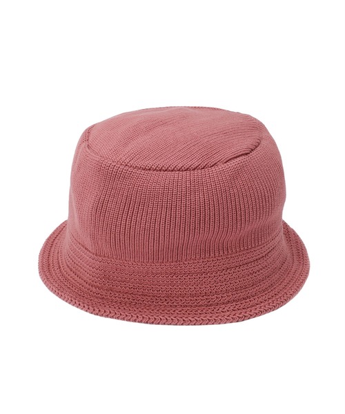 RACAL(ラカル)の「RACAL/別注 Cotton Knit Bucket Hat 2(ハット・メンズ・ブラック/グレー/アイボリー/ピンク・L)」の1枚目の写真