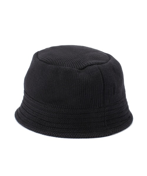 RACAL(ラカル)の「RACAL/別注 Cotton Knit Bucket Hat 2(ハット・メンズ・ブラック/グレー/アイボリー/ピンク・L)」の6枚目の写真