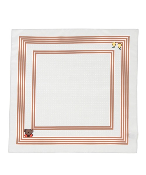 studio CLIP(スタディオクリップ)の「アソートプリントスカーフ〔Dick Brunaコラボ〕(バンダナ/スカーフ・レディース・ブラック/ベージュ/ブラウン/グリーン・FREE)」の22枚目の写真