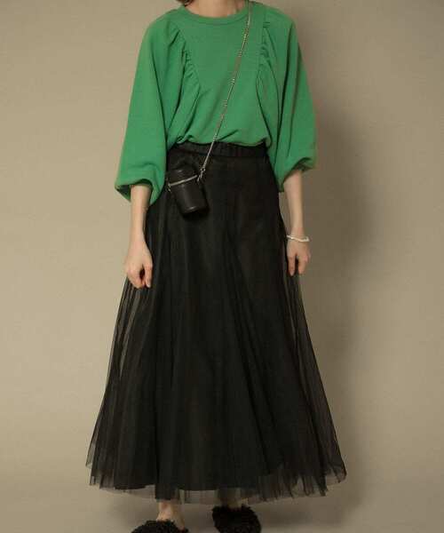 KBF(ケイビーエフ)の「ボリュームチュールsetスカート(スカート・レディース・ブラック/ベージュ・ONE)」の16枚目の写真