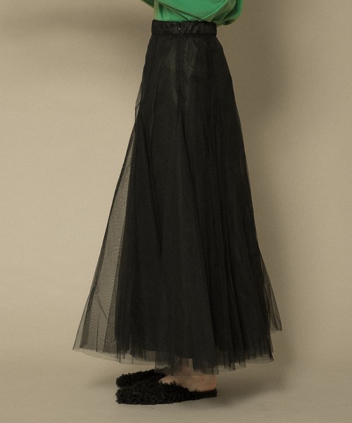 KBF(ケイビーエフ)の「ボリュームチュールsetスカート(スカート・レディース・ブラック/ベージュ・ONE)」の10枚目の写真