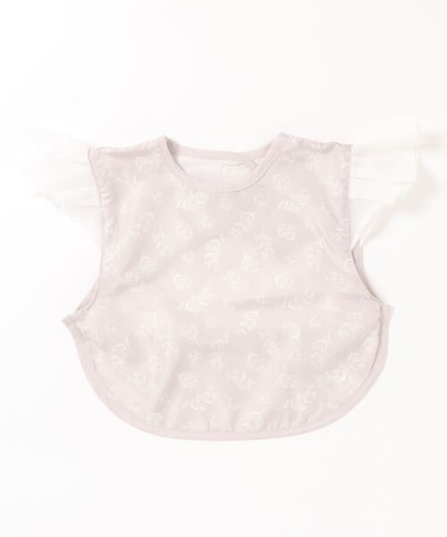 lien de famille （リヤンドファミーユ）の「撥水フリルエプロン（その他ベビー用品・キッズ・ベージュ/グリーン/ピンク・FREE）」の2枚目の写真