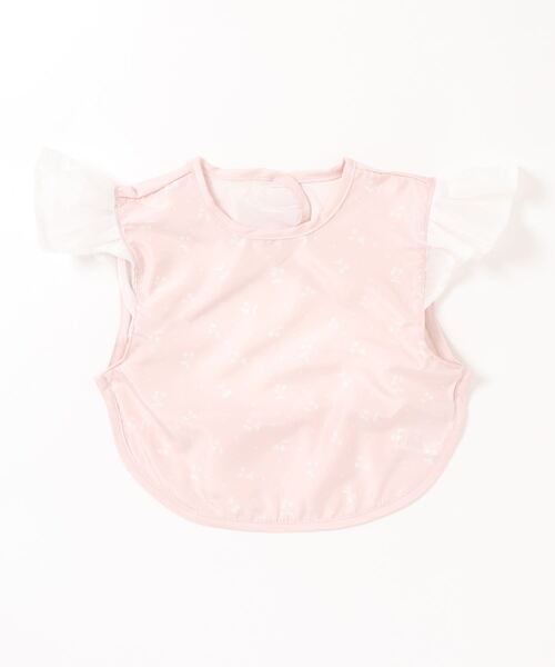 lien de famille （リヤンドファミーユ）の「撥水フリルエプロン（その他ベビー用品・キッズ・ベージュ/グリーン/ピンク・FREE）」の7枚目の写真