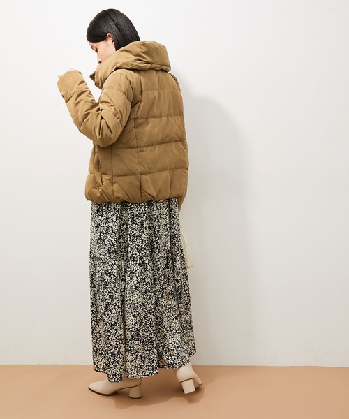 ADAM ET ROPE'（アダムエロペ）の「【アウトレット店舗・WEB限定】ダウンブルゾン（ダウンジャケット/コート・レディース・ブラック/ベージュ/ブルー系その他・FREE）」の20枚目の写真