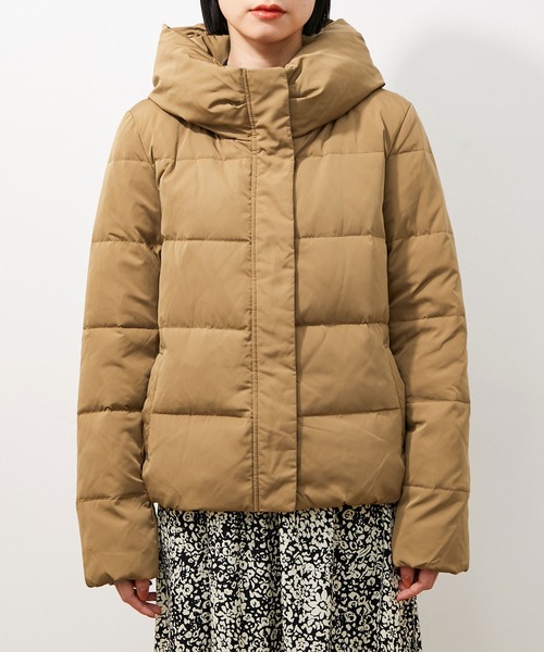 ADAM ET ROPE'（アダムエロペ）の「【アウトレット店舗・WEB限定】ダウンブルゾン（ダウンジャケット/コート・レディース・ブラック/ベージュ/ブルー系その他・FREE）」の9枚目の写真