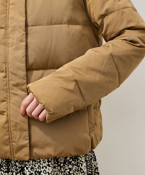 ADAM ET ROPE'（アダムエロペ）の「【アウトレット店舗・WEB限定】ダウンブルゾン（ダウンジャケット/コート・レディース・ブラック/ベージュ/ブルー系その他・FREE）」の5枚目の写真