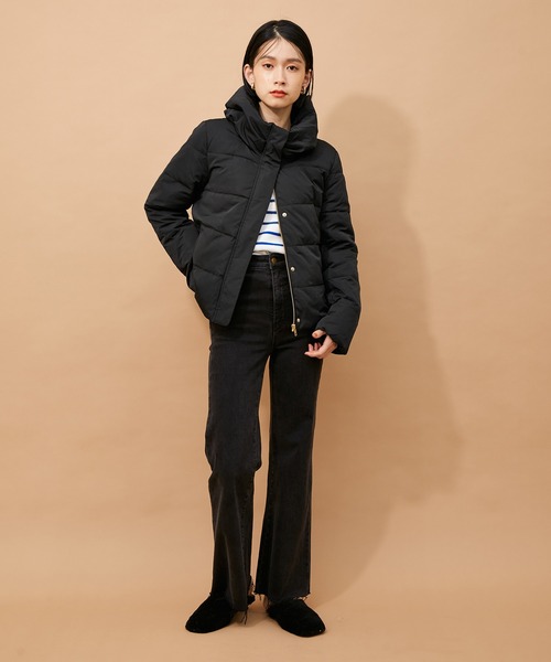 ADAM ET ROPE'（アダムエロペ）の「【アウトレット店舗・WEB限定】ダウンブルゾン（ダウンジャケット/コート・レディース・ブラック/ベージュ/ブルー系その他・FREE）」の6枚目の写真