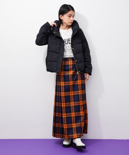 ADAM ET ROPE'（アダムエロペ）の「【アウトレット店舗・WEB限定】ダウンブルゾン（ダウンジャケット/コート・レディース・ブラック/ベージュ/ブルー系その他・FREE）」の22枚目の写真