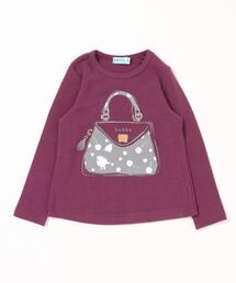 HAKKA KIDS（ハッカキッズ）の「ハンドバッグプリント長袖Tシャツ（Tシャツ/カットソー・キッズ）」