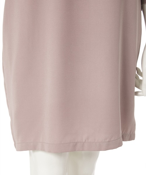 fifth（フィフス）の「シフォンスリーブタイトミニワンピース（ワンピース・レディース・ブラック/スモークピンク・MEDIUM）」の9枚目の写真