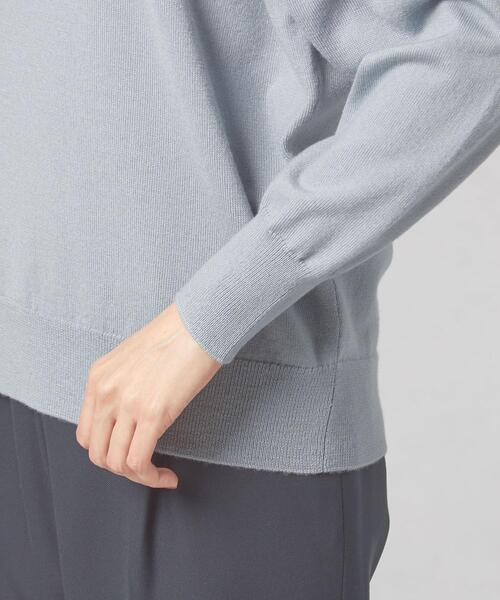 closet story(クローゼットストーリー)の「<closet story(クローゼットストーリー)>イージー Vネック ニット -ウォッシャブル-(ニット/セーター・レディース・ライトブルー/ピンク/ダークグレー・FREE)」の8枚目の写真