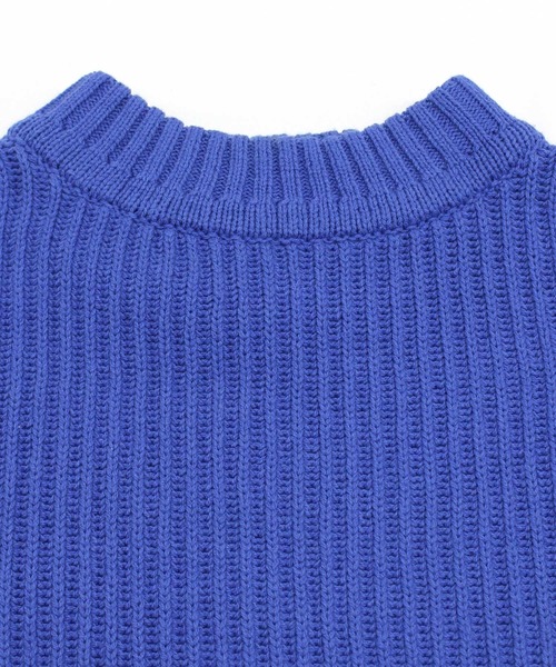 RNA-N（アールエヌエーエヌ）の「K2558 畦ハニカムプルオーバー（ニット/セーター・レディース・ブルー/キナリ/ブラック/ベージュ・MEDIUM）」の15枚目の写真
