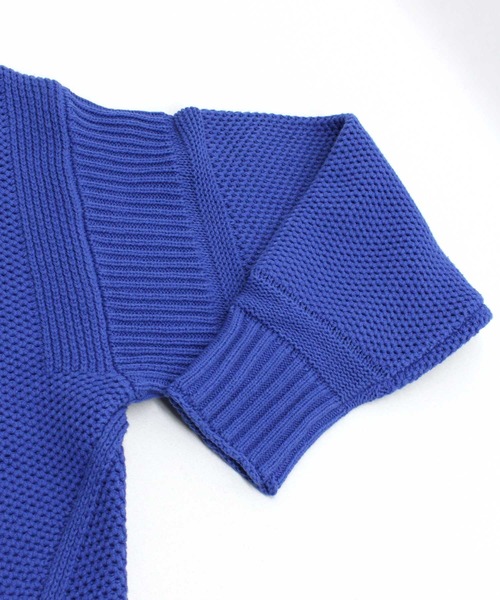 RNA-N（アールエヌエーエヌ）の「K2558 畦ハニカムプルオーバー（ニット/セーター・レディース・ブルー/キナリ/ブラック/ベージュ・MEDIUM）」の16枚目の写真