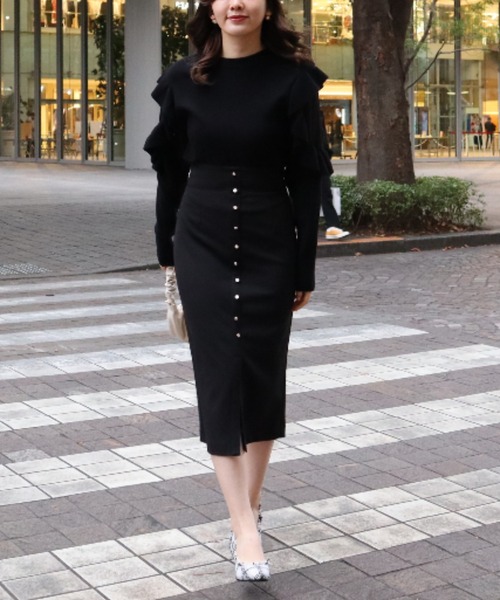 MIIA（ミーア）の「リボンタイトスカート（スカート）」 - WEAR 