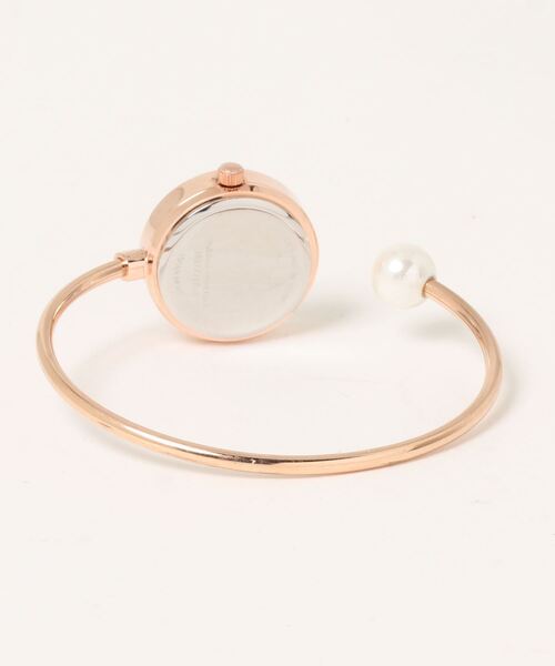 Three Four Time(スリーフォータイム)の「ツイストバングルウォッチ / 時計(アナログ腕時計・レディース・ピンクゴールド/シルバー・FREE)」の3枚目の写真