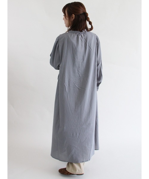 ehka sopo（エヘカソポ）の「ビブ付ワンピース（ワンピース・レディース・ブラック/グレー/オフホワイト・ﾌﾘ-）」の14枚目の写真