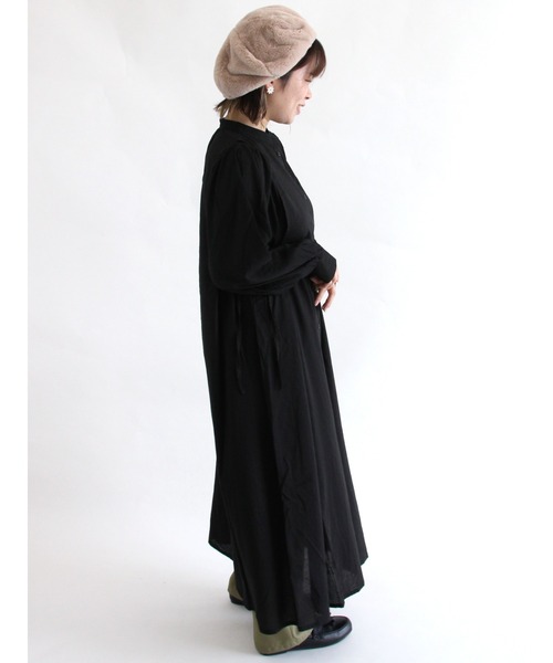 ehka sopo（エヘカソポ）の「ビブ付ワンピース（ワンピース・レディース・ブラック/グレー/オフホワイト・ﾌﾘ-）」の21枚目の写真