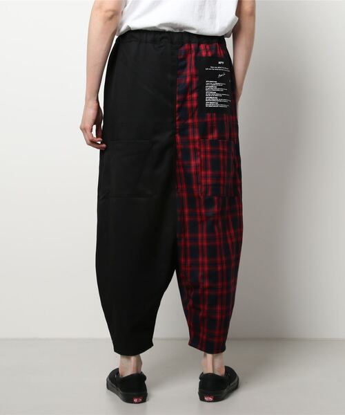 rovtski(ロフトスキー)の「【セットアップ対応】AFYFLOWDOWN SAROUEL/ソリッド&チェック ローダウンサルエルパンツ(その他パンツ・メンズ・ブラック系その他2/ブラック系その他/ブラック系その他3/ブラック/ブルー系その他・FREE)」の6枚目の写真