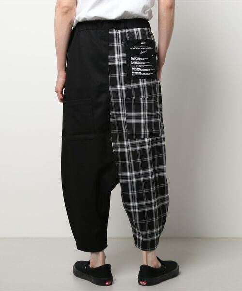 rovtski(ロフトスキー)の「【セットアップ対応】AFYFLOWDOWN SAROUEL/ソリッド&チェック ローダウンサルエルパンツ(その他パンツ・メンズ・ブラック系その他2/ブラック系その他/ブラック系その他3/ブラック/ブルー系その他・FREE)」の10枚目の写真