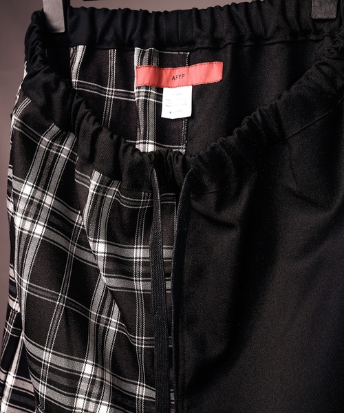 rovtski(ロフトスキー)の「【セットアップ対応】AFYFLOWDOWN SAROUEL/ソリッド&チェック ローダウンサルエルパンツ(その他パンツ・メンズ・ブラック系その他2/ブラック系その他/ブラック系その他3/ブラック/ブルー系その他・FREE)」の13枚目の写真