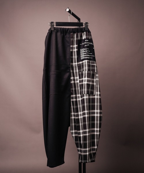 rovtski(ロフトスキー)の「【セットアップ対応】AFYFLOWDOWN SAROUEL/ソリッド&チェック ローダウンサルエルパンツ(その他パンツ・メンズ・ブラック系その他2/ブラック系その他/ブラック系その他3/ブラック/ブルー系その他・FREE)」の17枚目の写真