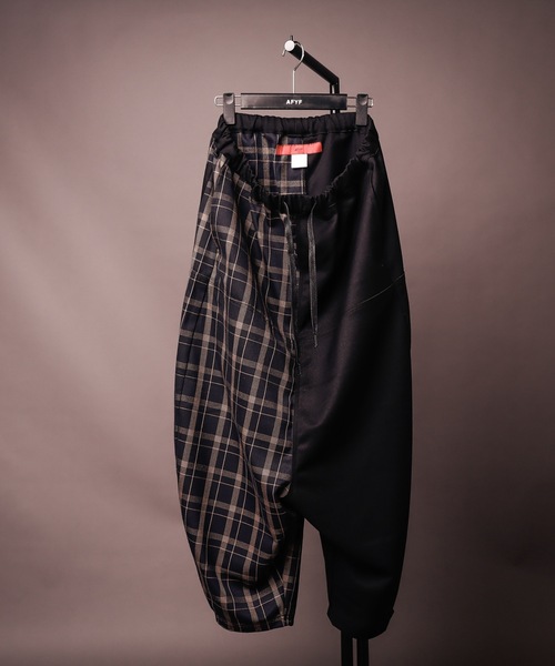 rovtski(ロフトスキー)の「【セットアップ対応】AFYFLOWDOWN SAROUEL/ソリッド&チェック ローダウンサルエルパンツ(その他パンツ・メンズ・ブラック系その他2/ブラック系その他/ブラック系その他3/ブラック/ブルー系その他・FREE)」の18枚目の写真