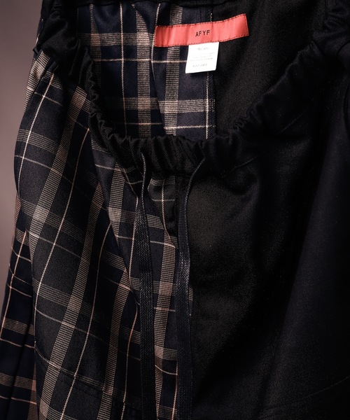 rovtski(ロフトスキー)の「【セットアップ対応】AFYFLOWDOWN SAROUEL/ソリッド&チェック ローダウンサルエルパンツ(その他パンツ・メンズ・ブラック系その他2/ブラック系その他/ブラック系その他3/ブラック/ブルー系その他・FREE)」の20枚目の写真