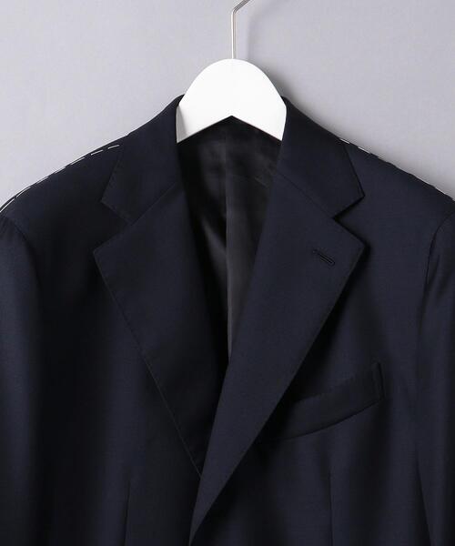 カルーゾ⭐️ジャケット‼️44‼️aida⭐️ブラックブレザー×メタルボタン⭐️麻混 カルーゾ⭐️ジャケット‼️44‼️aida⭐️ブラックブレザー×メタル