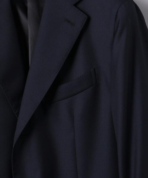 カルーゾ⭐️ジャケット‼️44‼️aida⭐️ブラックブレザー×メタルボタン⭐️麻混 カルーゾ⭐️ジャケット‼️44‼️aida⭐️ブラックブレザー×メタル