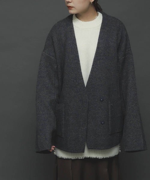 アーバンリサーチSENSE OF PLACEノーカラー　セットアップL アーバンリサーチSENSE OF PLACEノーカラー セットアップL SENSE