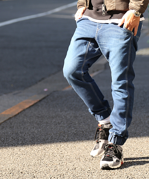 And A(アンドエー)の「LEE EASY PANTS/Men's(デニムパンツ・メンズ・インディゴブルー・SMALL/MEDIUM/LARGE)」の1枚目の写真