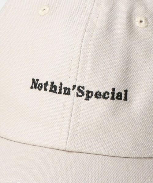 NOTHIN SPECIAL(ナッシンスペシャル)の「<NOTHIN SPECIAL(ナッシンスペシャル)> LOGO CAP/キャップ(キャップ・メンズ・ライトグレー/ブラック・FREE)」の9枚目の写真