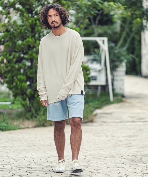 MARBLES（マーブルズ）の「mlt3662-HQ WAFFLE L-SL TEE カットソー（Tシャツ/カットソー・メンズ・ネイビー/トップグレー/ベージュ/ブラウン・XL/M/L/S）」の7枚目の写真