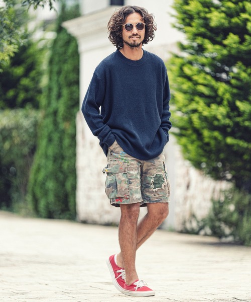 MARBLES（マーブルズ）の「mlt3662-HQ WAFFLE L-SL TEE カットソー（Tシャツ/カットソー・メンズ・ネイビー/トップグレー/ベージュ/ブラウン・XL/M/L/S）」の17枚目の写真