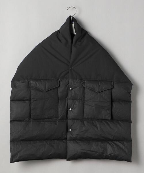 THE NORTH FACE PURPLE LABEL（ザ ノースフェイス パープルレーベル）の「＜THE NORTH FACE PURPLE LABEL＞ FIELD DOWN CAPE/ケープ（マフラー・メンズ・オリーブ/ブラック・FREE）」の2枚目の写真