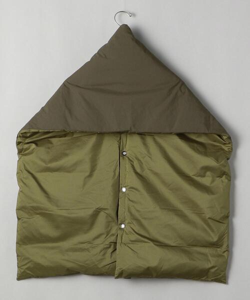THE NORTH FACE PURPLE LABEL（ザ ノースフェイス パープルレーベル）の「＜THE NORTH FACE PURPLE LABEL＞ FIELD DOWN CAPE/ケープ（マフラー・メンズ・オリーブ/ブラック・FREE）」の3枚目の写真