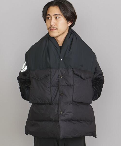 THE NORTH FACE PURPLE LABEL（ザ ノースフェイス パープルレーベル）の「＜THE NORTH FACE PURPLE LABEL＞ FIELD DOWN CAPE/ケープ（マフラー・メンズ・オリーブ/ブラック・FREE）」の16枚目の写真