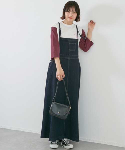LAVEANGE（ラビアンジェ）の「デニムジャンパースカート（ジャンパー