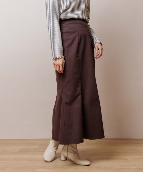 flower（フラワー）の「プレイフルマーメイドスカート（スカート・レディース・ブラウン/アイボリー・FREE）」の20枚目の写真