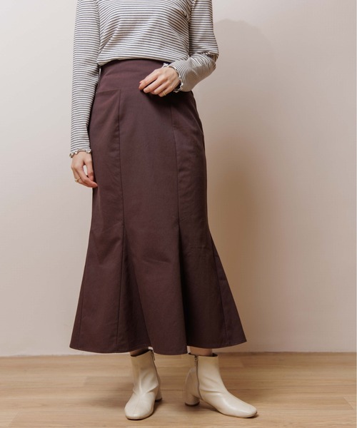 flower（フラワー）の「プレイフルマーメイドスカート（スカート・レディース・ブラウン/アイボリー・FREE）」の21枚目の写真