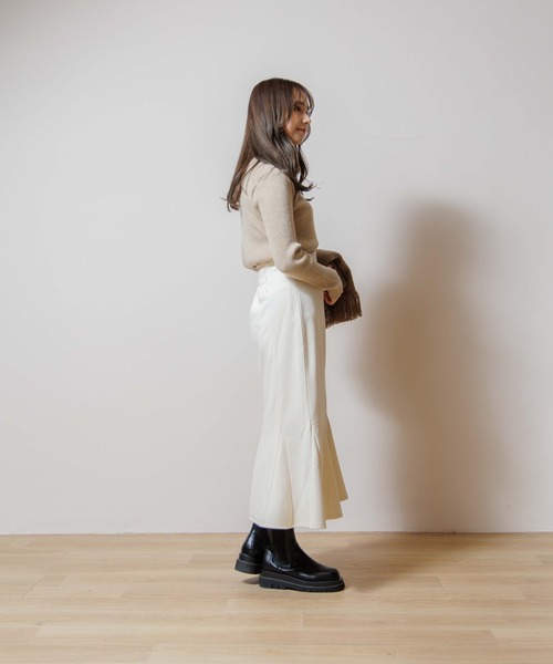 flower（フラワー）の「プレイフルマーメイドスカート（スカート・レディース・ブラウン/アイボリー・FREE）」の10枚目の写真