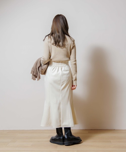 flower（フラワー）の「プレイフルマーメイドスカート（スカート・レディース・ブラウン/アイボリー・FREE）」の11枚目の写真