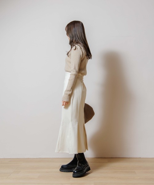 flower（フラワー）の「プレイフルマーメイドスカート（スカート・レディース・ブラウン/アイボリー・FREE）」の12枚目の写真