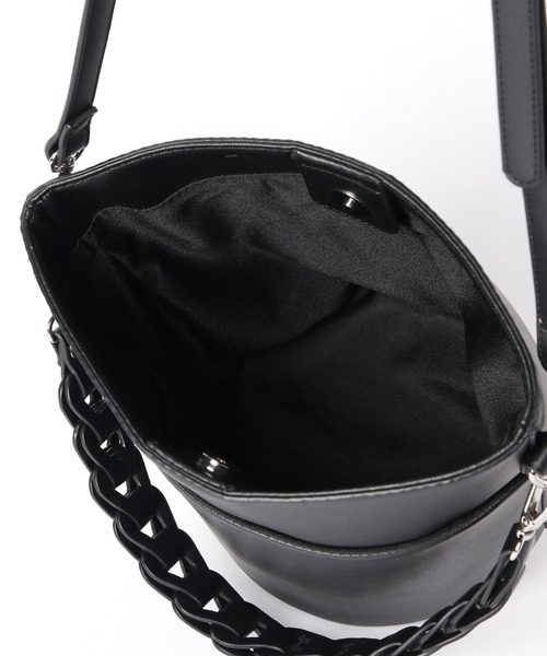 PAGEBOY（ページボーイ）の「バケットショルダーバッグ（ショルダーバッグ・レディース・ブラック/オフホワイト・ONE SIZE）」の15枚目の写真