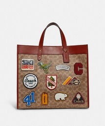 COACH（コーチ）の「フィールド トート 40 シグネチャー キャンバス 