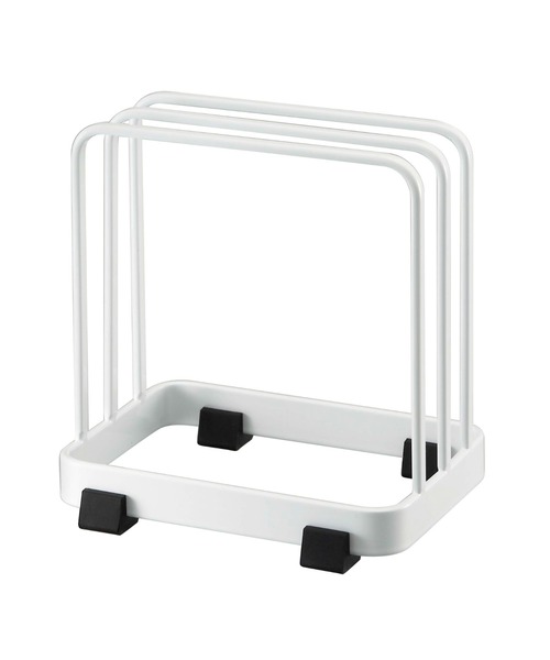 BIRTHDAY BAR（バースデイバー）の「tower カッティングボード（まな板）スタンド（キッチン収納・レディース・ホワイト・フリー）」の2枚目の写真