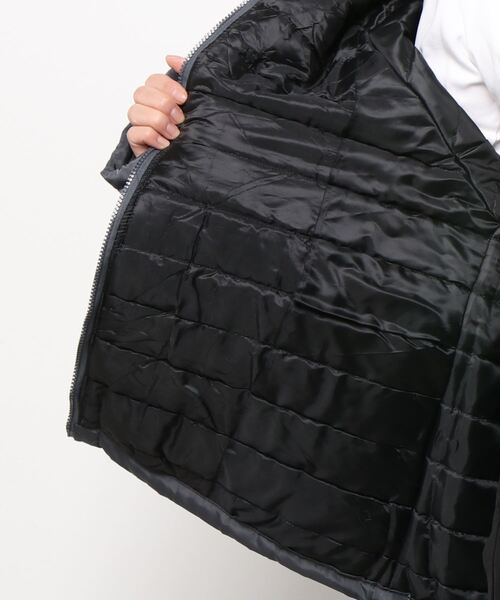 INTERPLAY（インタープレイ）の「【INTERPLAY】リフレクターパイピングフードブルゾン（ブルゾン・レディース・グレー/ブラック・FREE）」の3枚目の写真